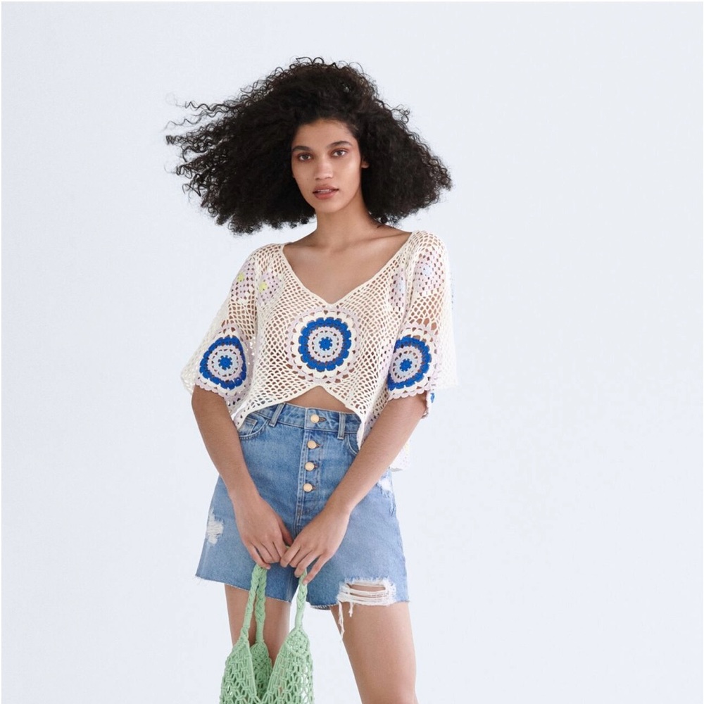 Zara denim shorts